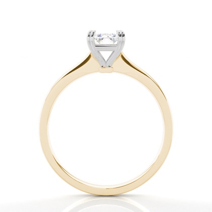 Solitaire Diamond Verlobungsring mit Zinkeneinstellung