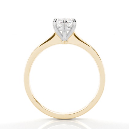 Marquise Schliff Mischmetalle Diamantringe