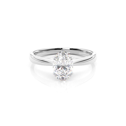 Oval Cut Diamond Rings