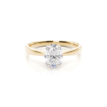 Oval Cut Diamond Rings