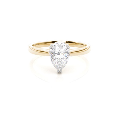 Mixed Metal Diamond Engagement rings