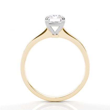 Solitaire Diamond Verlobungsring mit Zinkeneinstellung