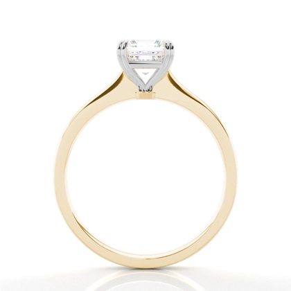 Solitaire Diamond Verlobungsring mit Zinkeneinstellung