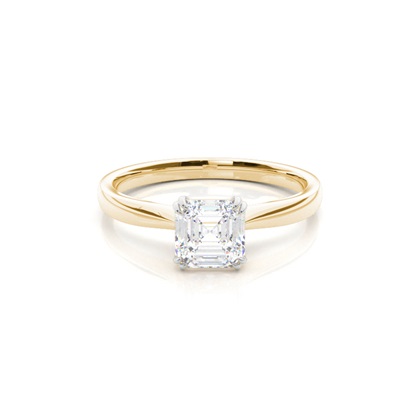Mixed Metal Diamond Engagement rings