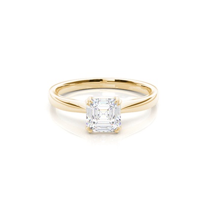 Asscher Diamond Rings