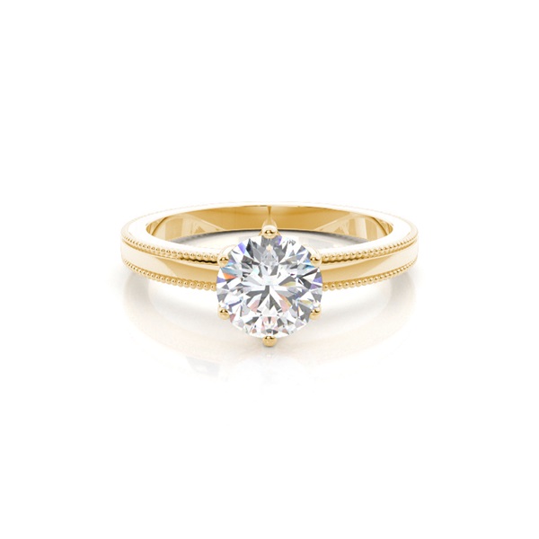 Prong Setting Solitaire Diamond Engagement Ring