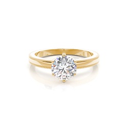 Prong Setting Solitaire Diamond Engagement Ring