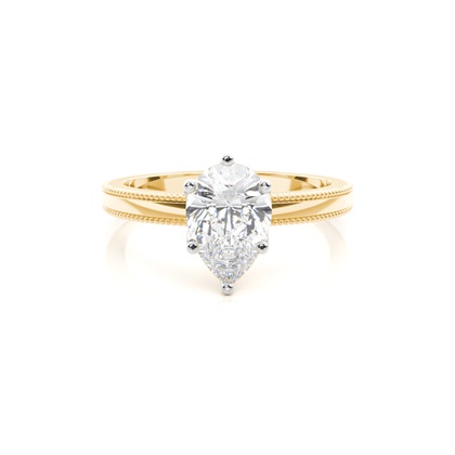 Mixed Metal Diamond Engagement rings