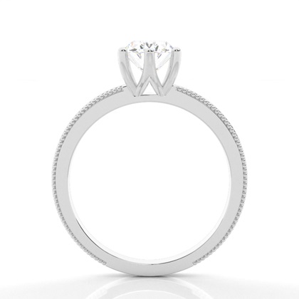 Oval Solitaire Diamond Rings