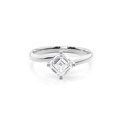 Asscher Diamond Rings