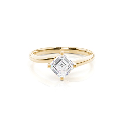 Asscher Diamond Rings