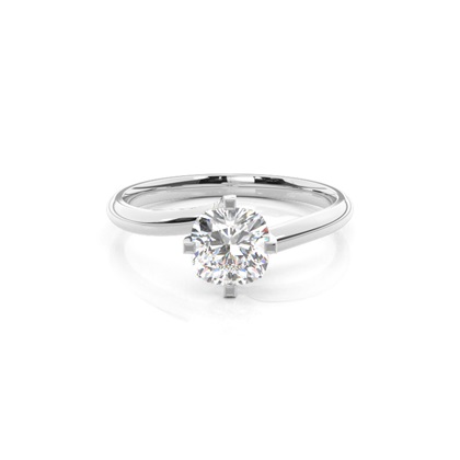 Prong Setting Solitaire Diamond Engagement Ring