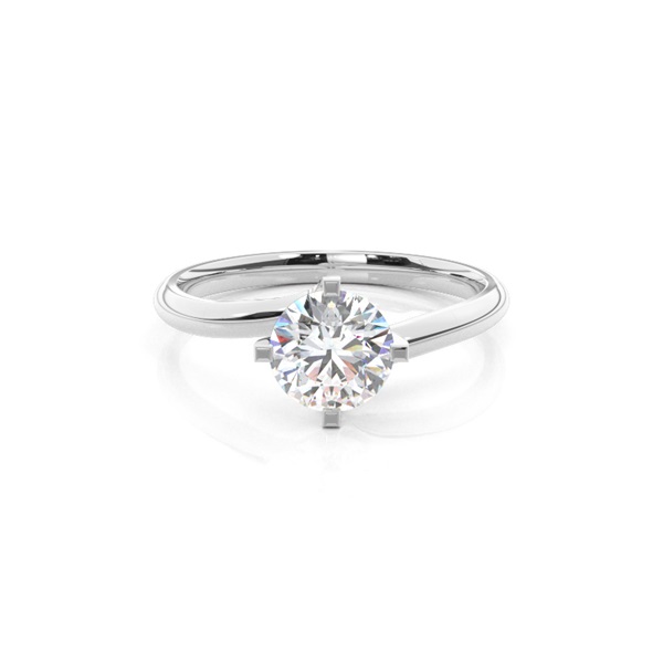 Prong Setting Solitaire Diamond Engagement Ring