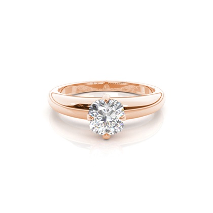 Prong Setting Solitaire Diamond Engagement Ring
