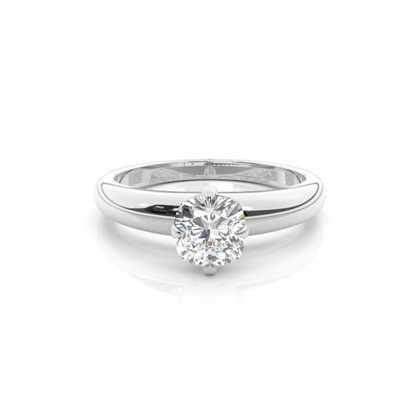 Prong Setting Solitaire Diamond Engagement Ring