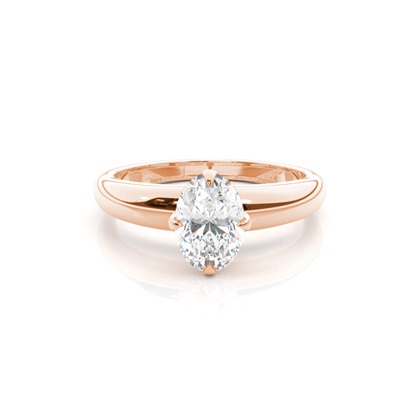 Prong Setting Solitaire Diamond Engagement Ring