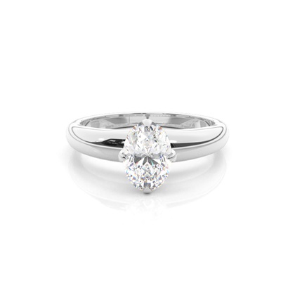 Prong Setting Solitaire Diamond Engagement Ring