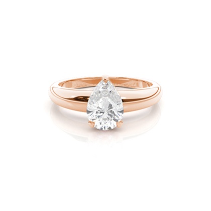Prong Setting Solitaire Diamond Engagement Ring
