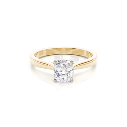 Mixed Metal Diamond Engagement rings