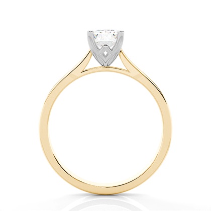 Solitaire Diamond Verlobungsring mit Zinkeneinstellung