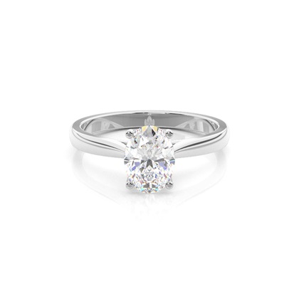 Oval Diamond Engagement Rings