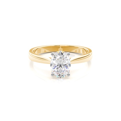 Oval Cut Diamond Rings