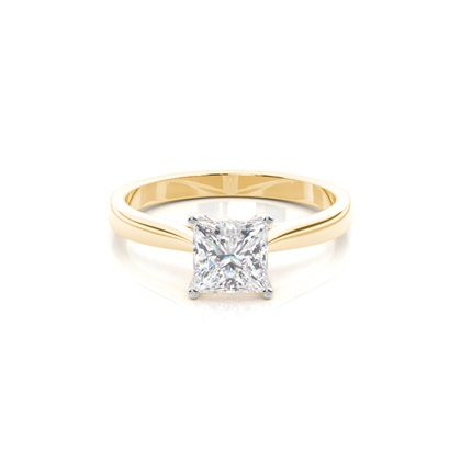 Mixed Metal Diamond Engagement rings