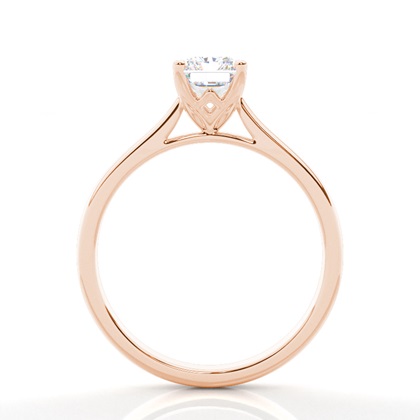 Solitaire Diamond Verlobungsring mit Zinkeneinstellung