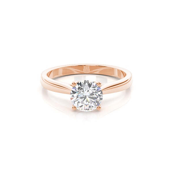 Prong Setting Solitaire Diamond Engagement Ring