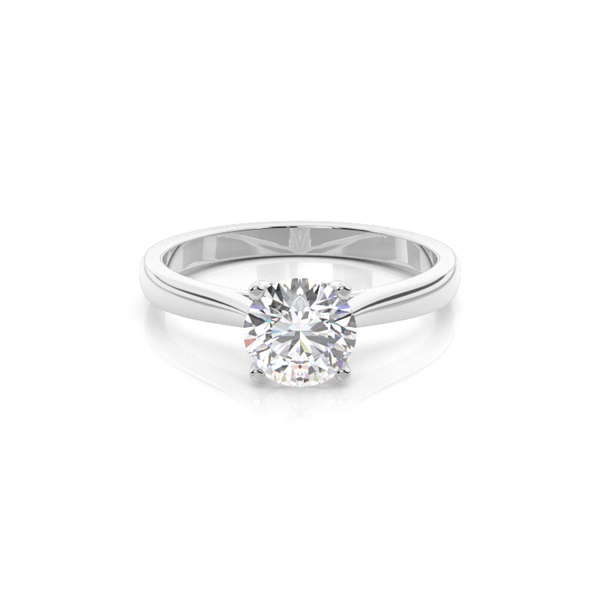 Prong Setting Solitaire Diamond Engagement Ring