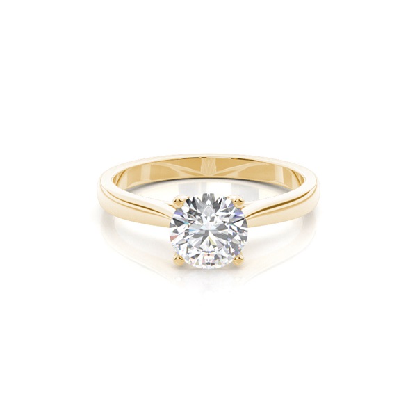 Prong Setting Solitaire Diamond Engagement Ring