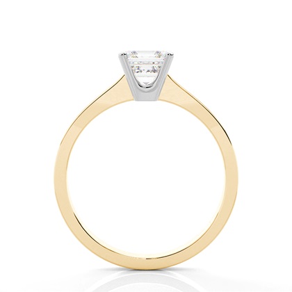 Solitaire Diamond Verlobungsring mit Zinkeneinstellung