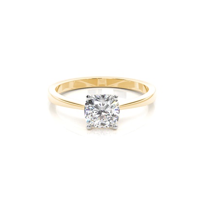 Mixed Metal Diamond Engagement rings