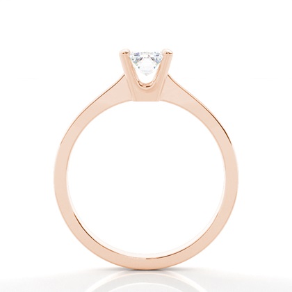 Solitaire Diamond Verlobungsring mit Zinkeneinstellung
