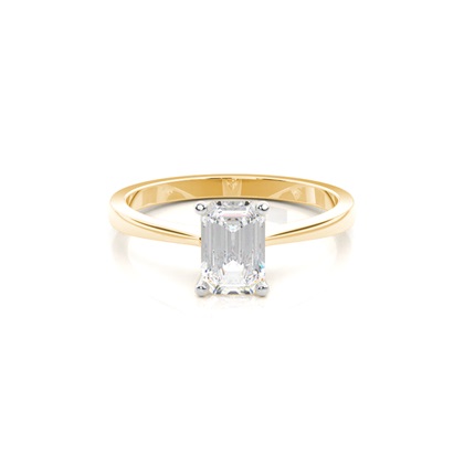 Emerald-Cut Diamond Rings