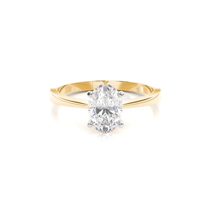 Oval Cut Diamond Rings