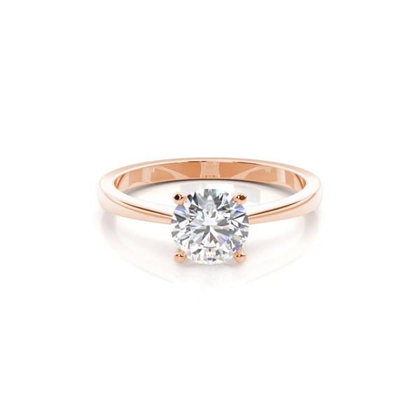 Prong Setting Solitaire Diamond Engagement Ring