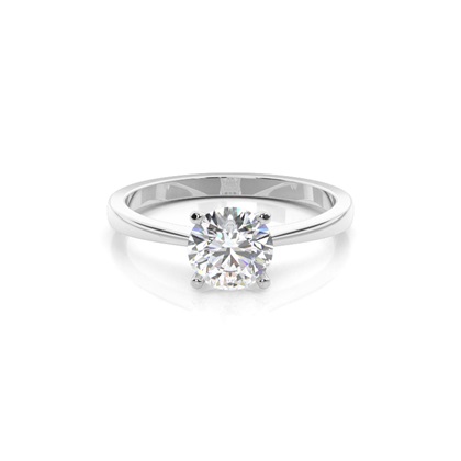 Prong Setting Solitaire Diamond Engagement Ring