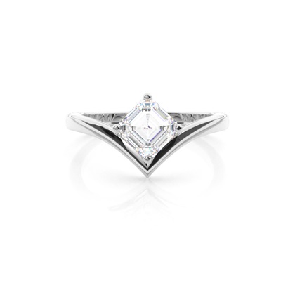 Asscher Diamond Rings