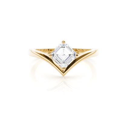 Asscher Diamond Rings