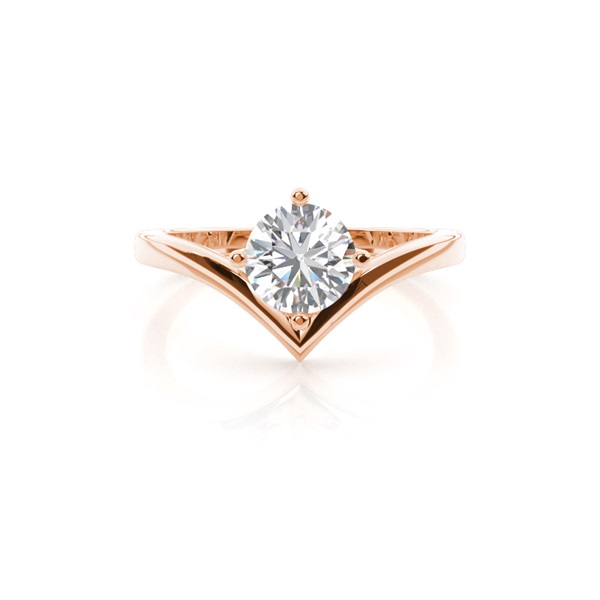 Prong Setting Solitaire Diamond Engagement Ring