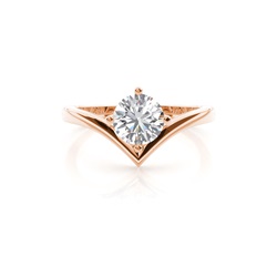Prong Setting Solitaire Diamond Engagement Ring