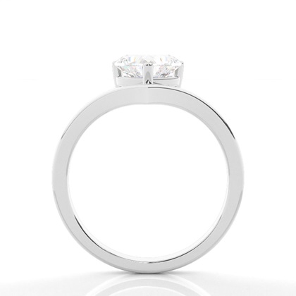 Solitaire Diamond Verlobungsring mit Zinkeneinstellung