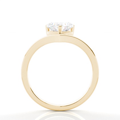 Solitaire Diamond Verlobungsring mit Zinkeneinstellung
