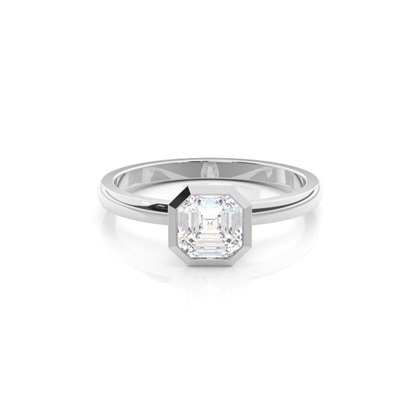 Asscher Diamond Rings