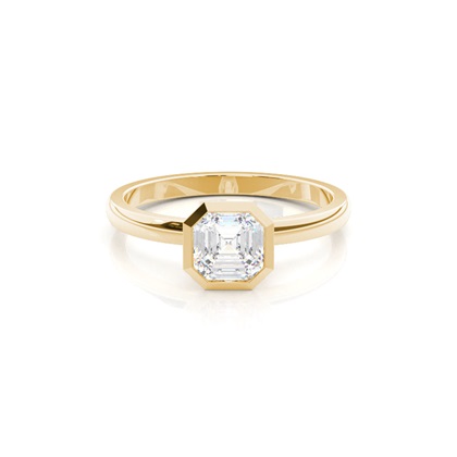 Asscher Diamond Rings