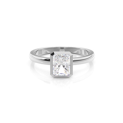 Radiant Solitaire Diamond Rings