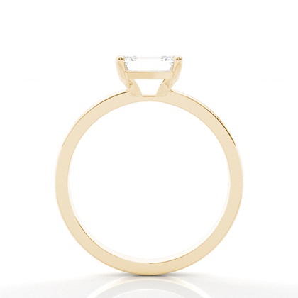 Solitaire Diamond Verlobungsring mit Zinkeneinstellung