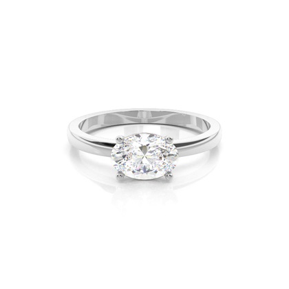 Oval Cut Diamond Rings