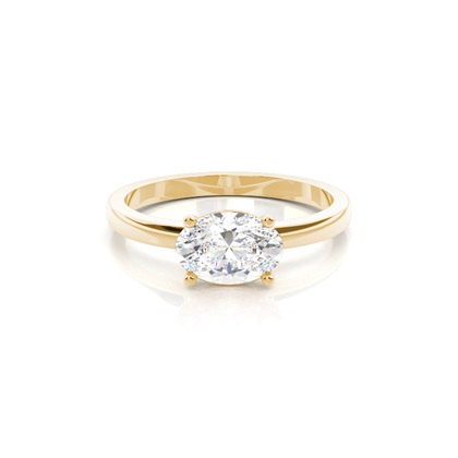 Oval Cut Diamond Rings